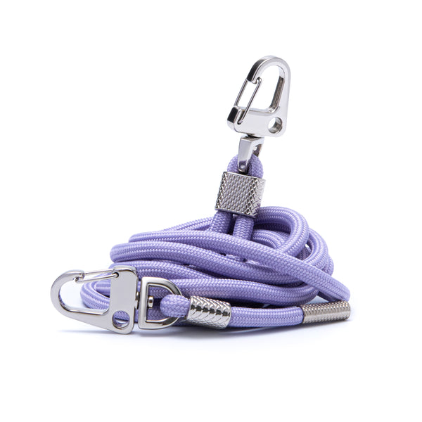 Lilac carabiner rope