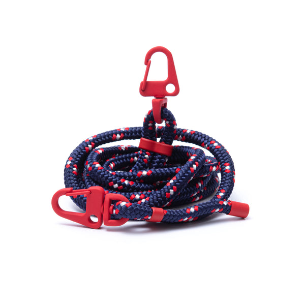 Blue-Red carabiner rope