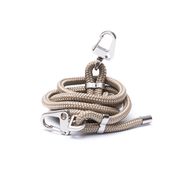 Mocha carabiner rope/Silver