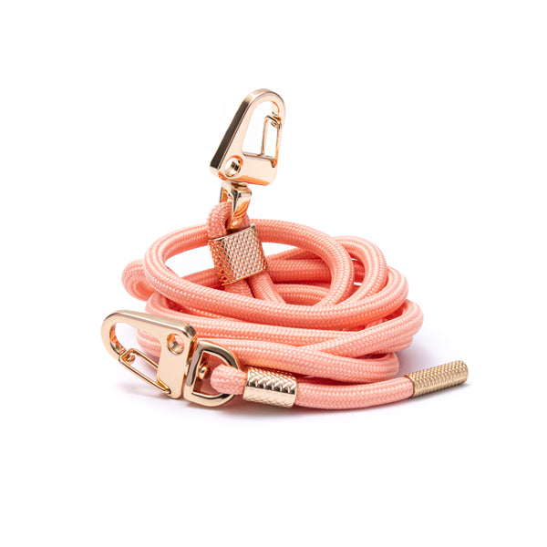 Peach carabiner rope