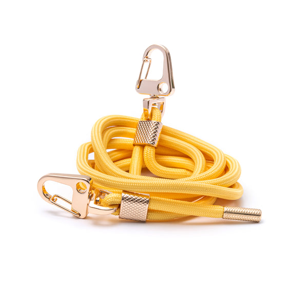Yellow carabiner rope