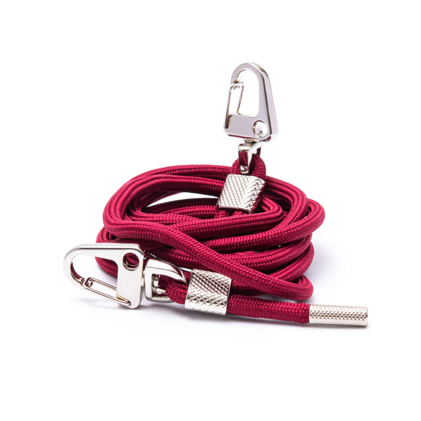 Marsala carabiner rope