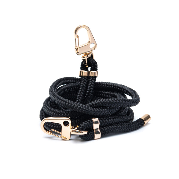 Black carabiner rope/Golden