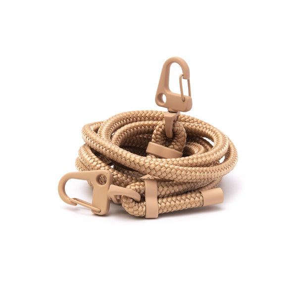 Beige carabiner rope