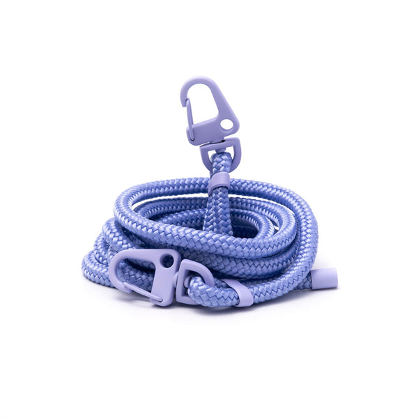 Purple carabiner rope